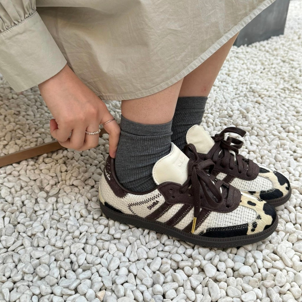 Notitle x AD Originals Samba OG Sampba Dance การฝึกอบรมเยอรมัน Low-Top Casual กีฬา Cowhide รองเท้าผ้