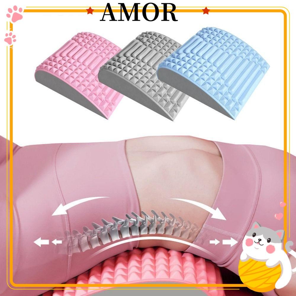 AMOR เครื่องนวดหลังเอว, หมอนหน่วยความจําปากมดลูก TPE, การนวดเอวคอยืดหมอนรองเอวกระดูกสันหลัง