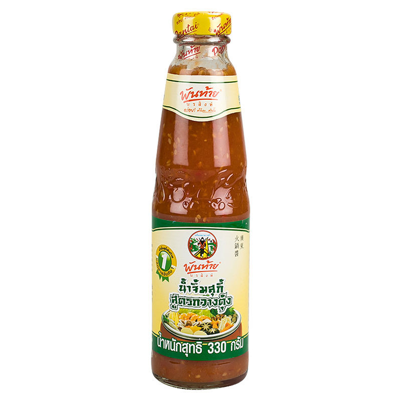 พันท้าย น้ำจิ้มสุกี้กวางตุ้ง ขนาด 330 มล./ขวด CANTONESE SUKI SAUCE 330ML/BOT