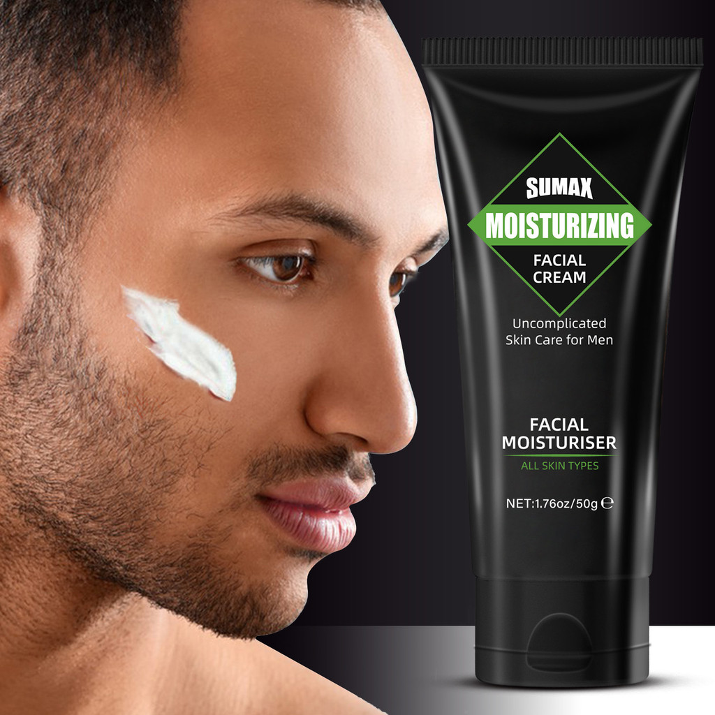 Export Moisturizing Cream Packaging#SUMAX Facial8cc Hot Sale English Men temu50g GWMG