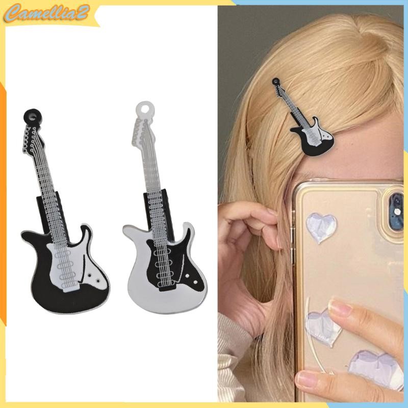 Cam Elegant Guitar Bass Guitar Balletcore Hair Clip Bass Flat Clip Balletcore