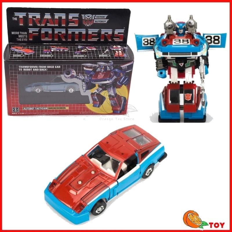 ในสต็อก Transformers ของเล่น US รุ่น G1 84-86 KO Smokescreen รุ่น Robot Collection Action Figure ของ