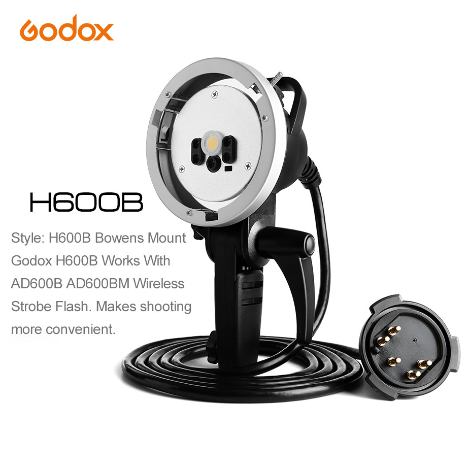 Godox H600 H600B Bowens Mount สําหรับ AD600B AD600BM แฟลชแฟลชแฟลชไร้สาย (Bowens Mount)