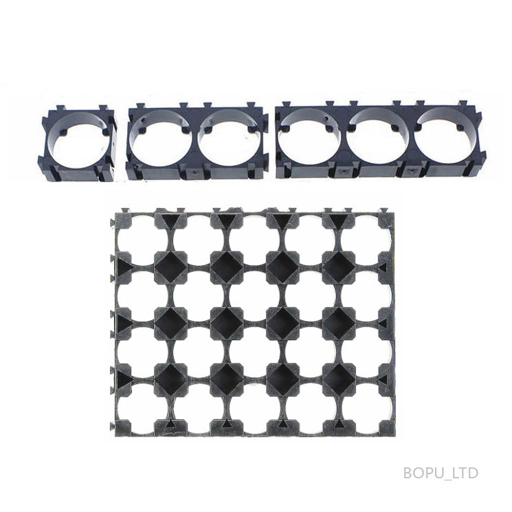 10pcs 18650 แบตเตอรี่ผู้ถือพลาสติก DIY แบตเตอรี่ขาตั้งทรงกระบอก Cell Spacer Secure Fixing 1 P/2 P3 P/4x5
