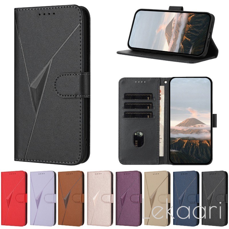 Flip Magnetic Case สําหรับ Sony Xperia 10 1 VII 5 IV VI V 2024 2023 กระเป๋าสตางค์หนังเคสโทรศัพท์