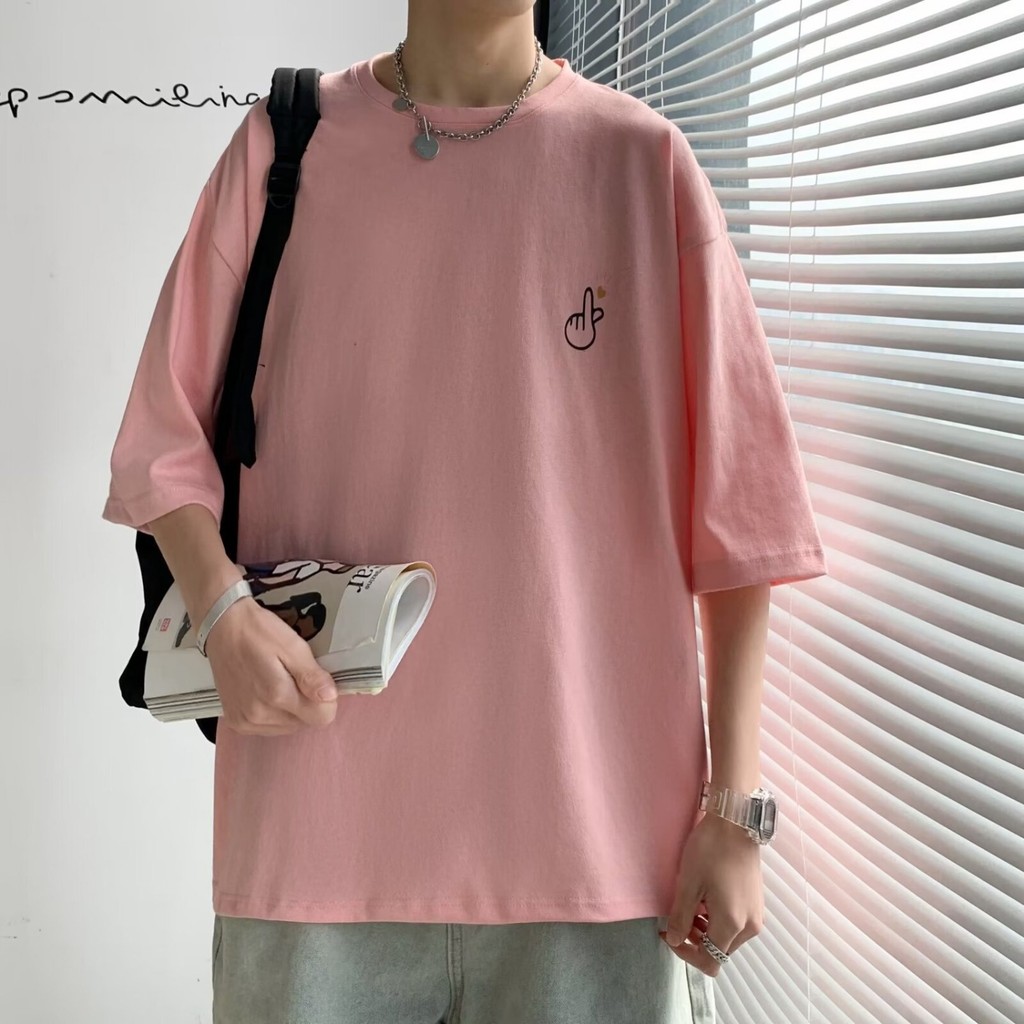 2025 NEW Summer Trendy Brand Printed Short Sleeve T-Shirt for Men Korean Style Loose Fit Japanese In