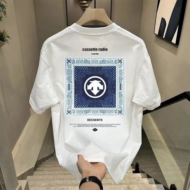 2025 NEW 2025P17 (Long-staple Pure Cotton 230g) D-954 Black/White/S-5XL new23 PAI4