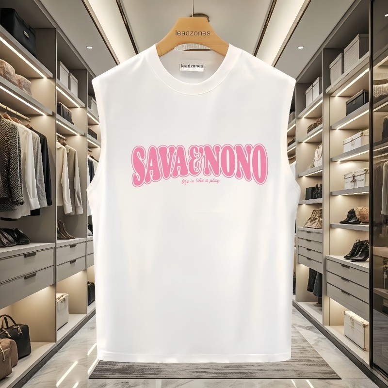 COD 2025P13 (200g Combed Cotton Vest) G2411 Black/White/S-5XL new23 OMG4