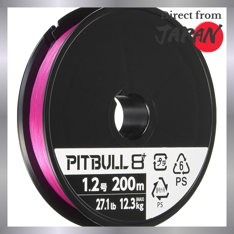 Shimano PE Line Pitbull 8+ 200m 1.2号 Traceable Pink