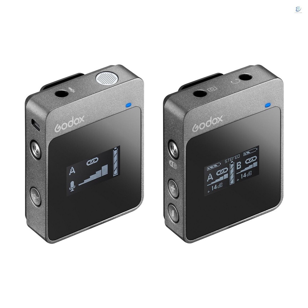 Godox MoveLink M1 2.4G ไมโครโฟน System1 เครื่องส่งสัญญาณ + ตัวรับสัญญาณ 1 ตัว 50M ที่มีประสิทธิภาพแบ