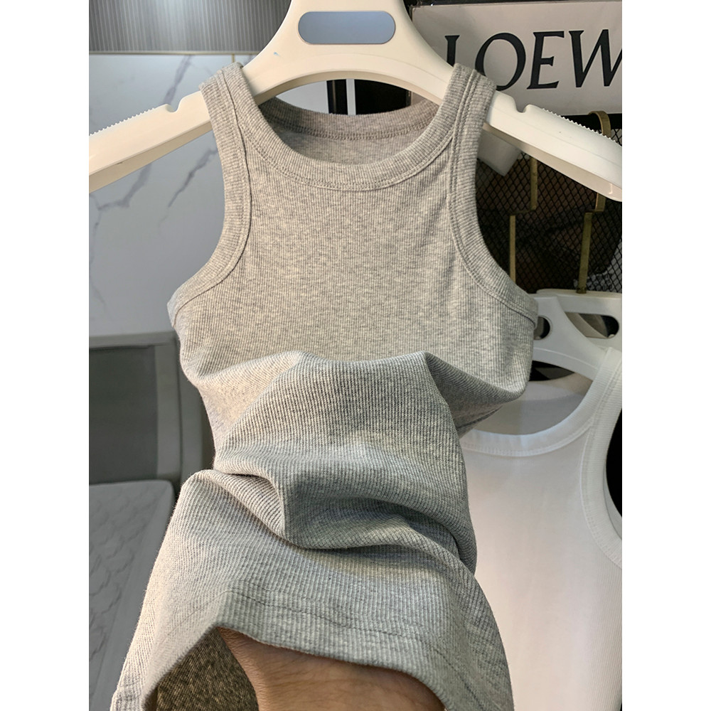 เสื้อกั๊กแขนกุดคอตief สไตล์ใหม่สำหรับฤดูร้อน ไซซ์เล็ก สำหรับใส่ทั้งในและนอกบ้าน