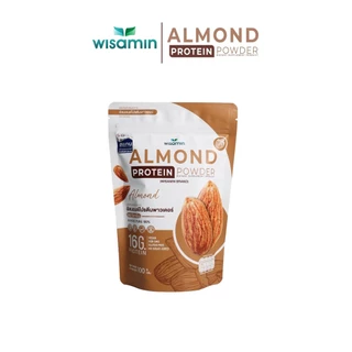 ALMOND PROTEIN ผงโปรตีนจากเมล็ดอัลมอนด์ 100% (ตราวิษามิน) VEGAN ปลอดกลูเตน ปลอด GMO (จำนวน 1 ถุง ปริมาณ 100 กรัม)