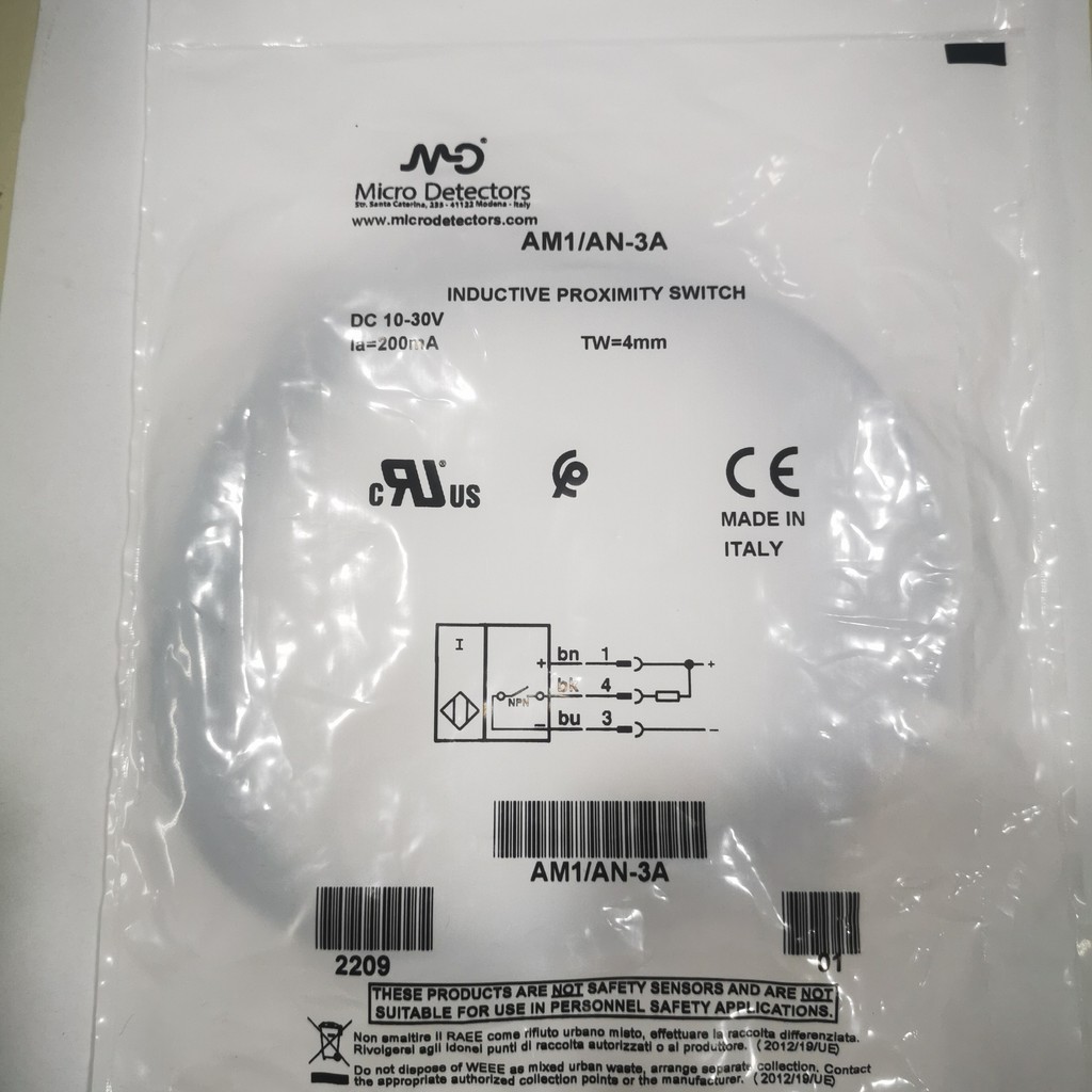 อิตาลี Modi Micro Detectors Sensor Proximity Switch AM1/AN-3A AM1/AN-4A