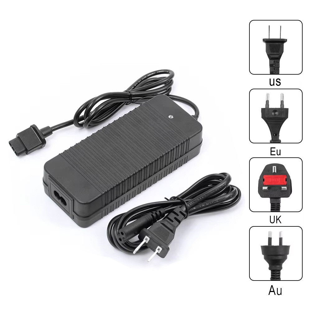 อะแดปเตอร์ชาร์จไฟ 53.5V 2A เหมาะสำหรับสกูตเตอร์ลูกวัว KQI3 และ KQI2 Pro