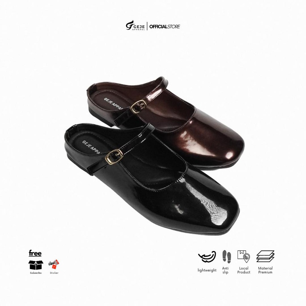 Geje Apparel รองเท้าแตะกันลื่นสําหรับผู้หญิง EMMA