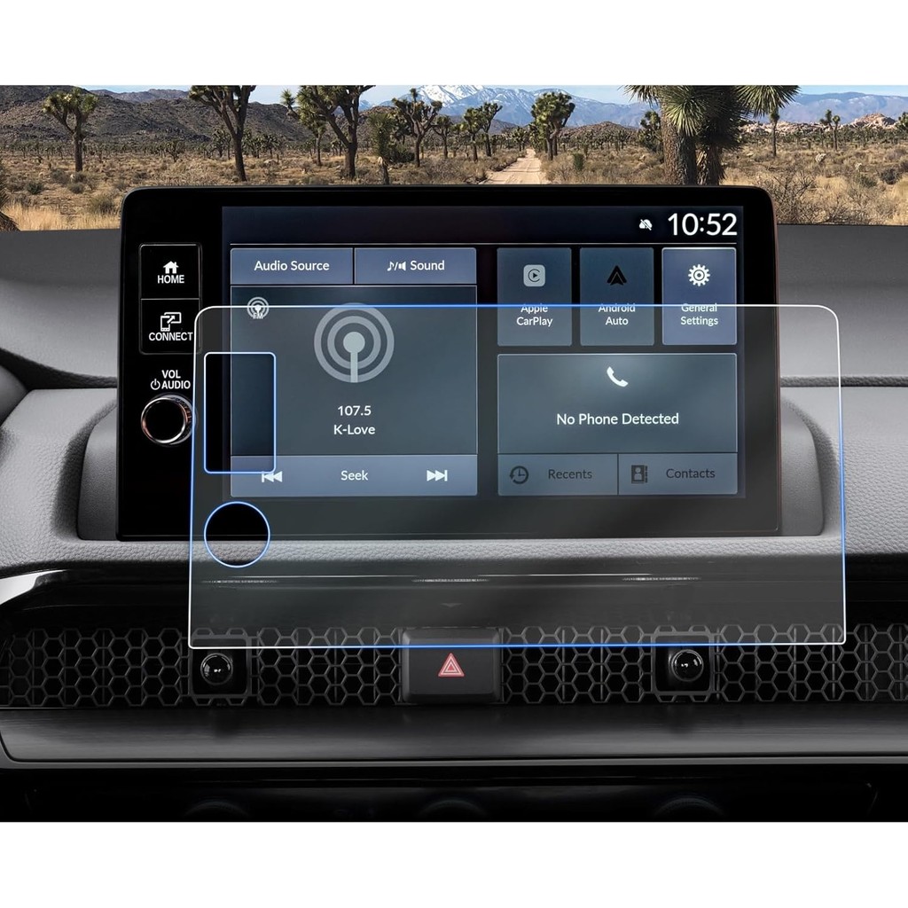 CDEFG 2PCS สําหรับ 2026 Honda CR-V ป้องกันหน้าจอ 9 นิ้ว 2026 Honda CR-V นําทางหน้าจอนาโนครอบคลุม 202