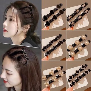 กิ๊บติดผมแบบถัก กิ๊บหนีบผมแฟชั่นสไตล์เกาหลี แบบคู่ มาใหม่