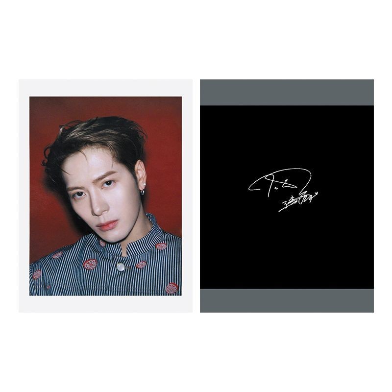 王嘉尔撕拉拍立得非撕拉片自印周边小卡自制珍藏应援卡片Wang Jiaer tore up the non-tear-up piece of the self-printing week.sjhk23d