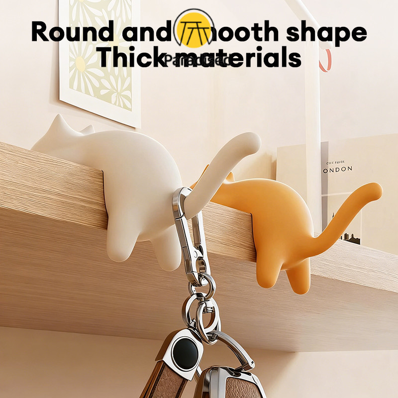 PAลูกแมวเดสก์ท็อปกระเป๋าเป้สะพายหลังตะขอด้านข้างมัลติฟังก์ชั่เจาะฟรีไม่มีร่องรอย - รูปที่ 2