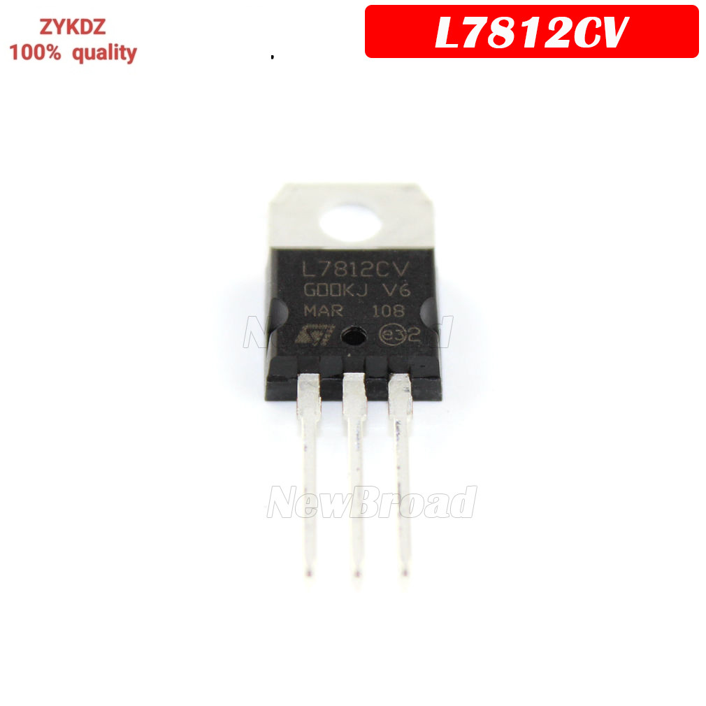 10PCS L7812CV TO220 L7812 TO-220 7812CV IC ใหม่และต้นฉบับ