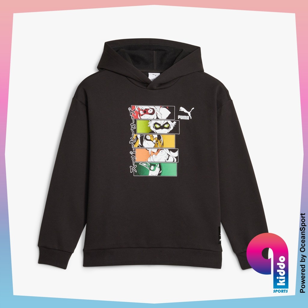 PUMA x MIRACULOUS เสื้อฮู้ด PUMA สีดํา (62185601)