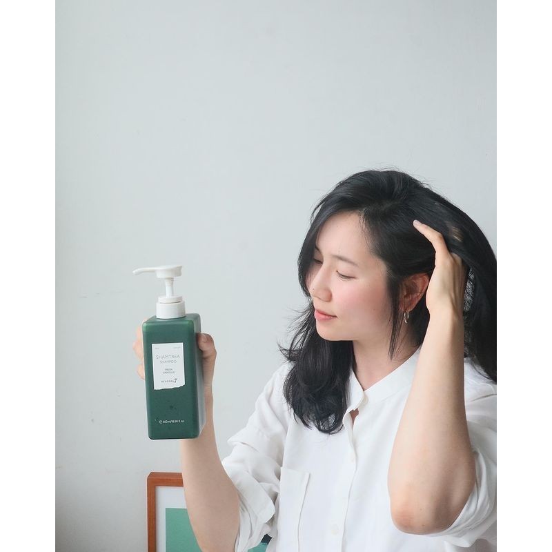 ✅พร้อมส่ง ถูกที่สุด ของแท้ (เขียว) HEADSPA7 SHAMTREA SHAMPOO FRESH AMPOULE 500 ml - รูปที่ 5