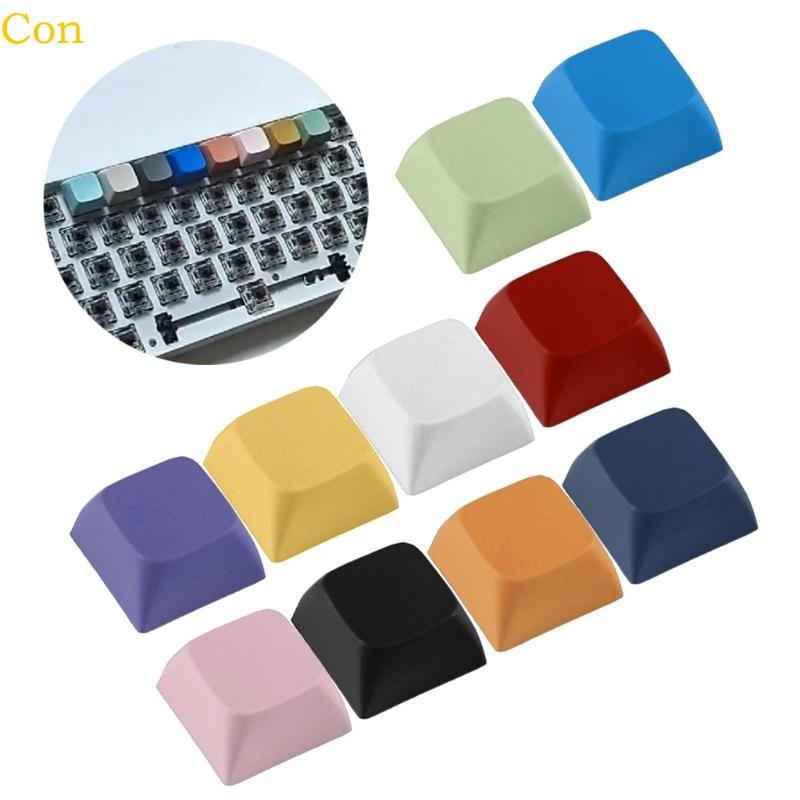 Con 10 ชิ้น XDA2 Keycaps 1U หลายสี Pbt Keycap สําหรับเกมคีย์บอร์ด Keycap