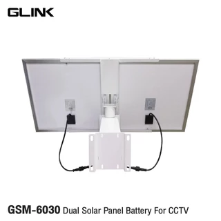 GLINK Solar Panel With Battery แผงโซลาร์เซลล์พร้อมแบตเตอรี่ สำหรับกล้อง CCTV รุ่น GSM-6030