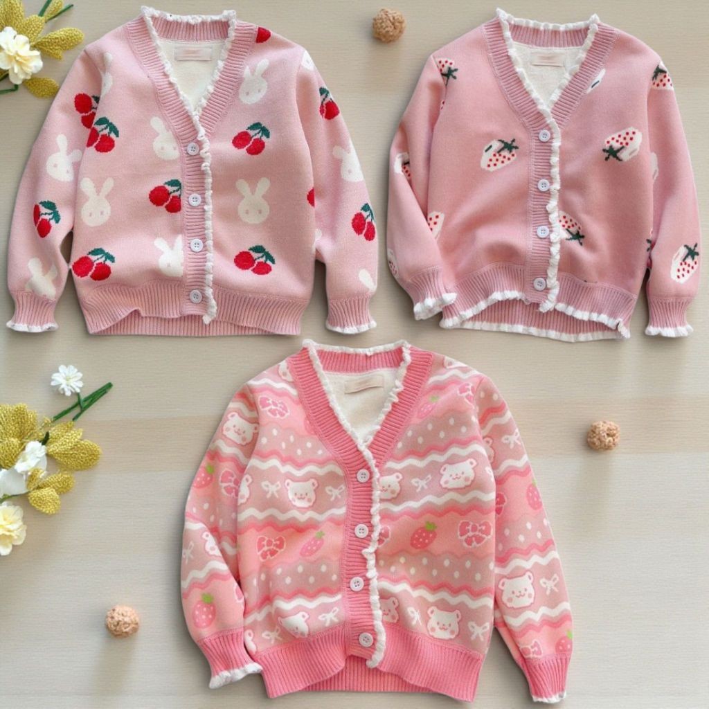 [พร้อมส่งจากไทย] เสื้อกันหนาวเด็ก เสื้อกันหนาวไหมพรมเด็ก เสื้อกันหนาว เสื้อแขนยาว COAT