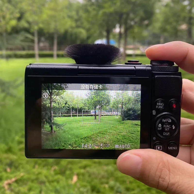 มีสไตล์ 10pcs Wind Muffler Deadcat สําหรับ Canon G7x Mark Ii G9x Micromuff สําหรับไมโครโฟนสําหรับ Ca