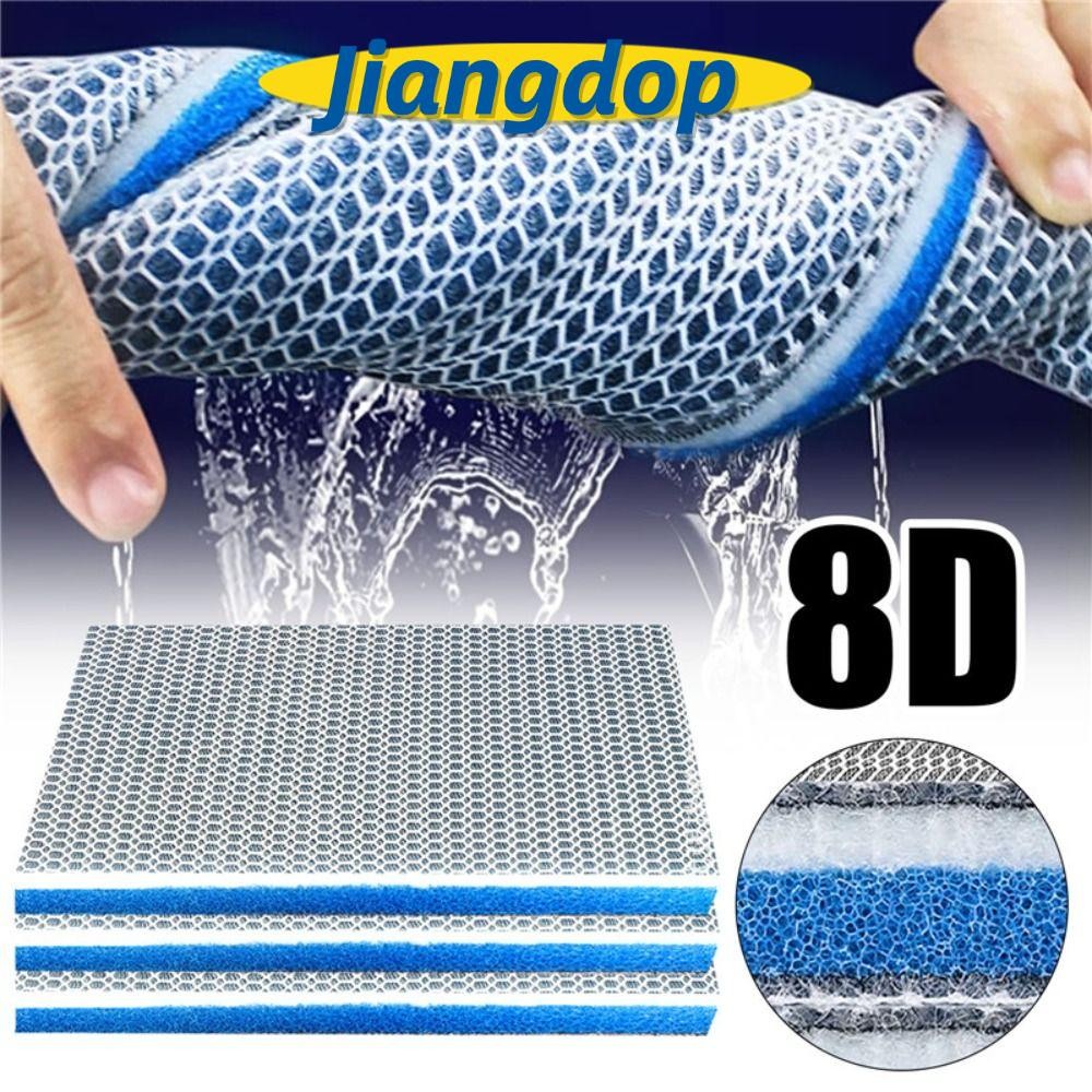 JIANG 1 ชิ้น Aquarium FILTER ฟองน้ํา, High-Density 8D กรองชีวเคมี, ทนทาน 8 ชั้นผ้าฝ้ายฟองน้ําสําหรับบ่อปลา
