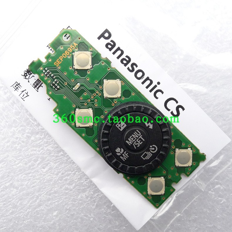 Original Panasonic ZS60 ZS70 TZ80 TZ90 บอร์ดดึงปุ่ม Turntable MEU ปุ่ม MEU