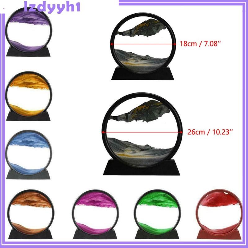 [JoyDIY] Vision Sand Picture 3D Deep Sea Sandscape Flowing Sand Art ของเล่นนาฬิกาทรายสําหรับ