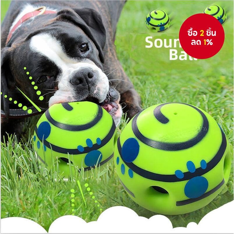 Pawjoy Wobble Wag Giggle ของเล่นสุนัขแบบโต้ตอบลูกบอลตลกพร้อมเสียงสําหรับสัตว์เลี้ยงขนาดเล็กขนาดกลางข