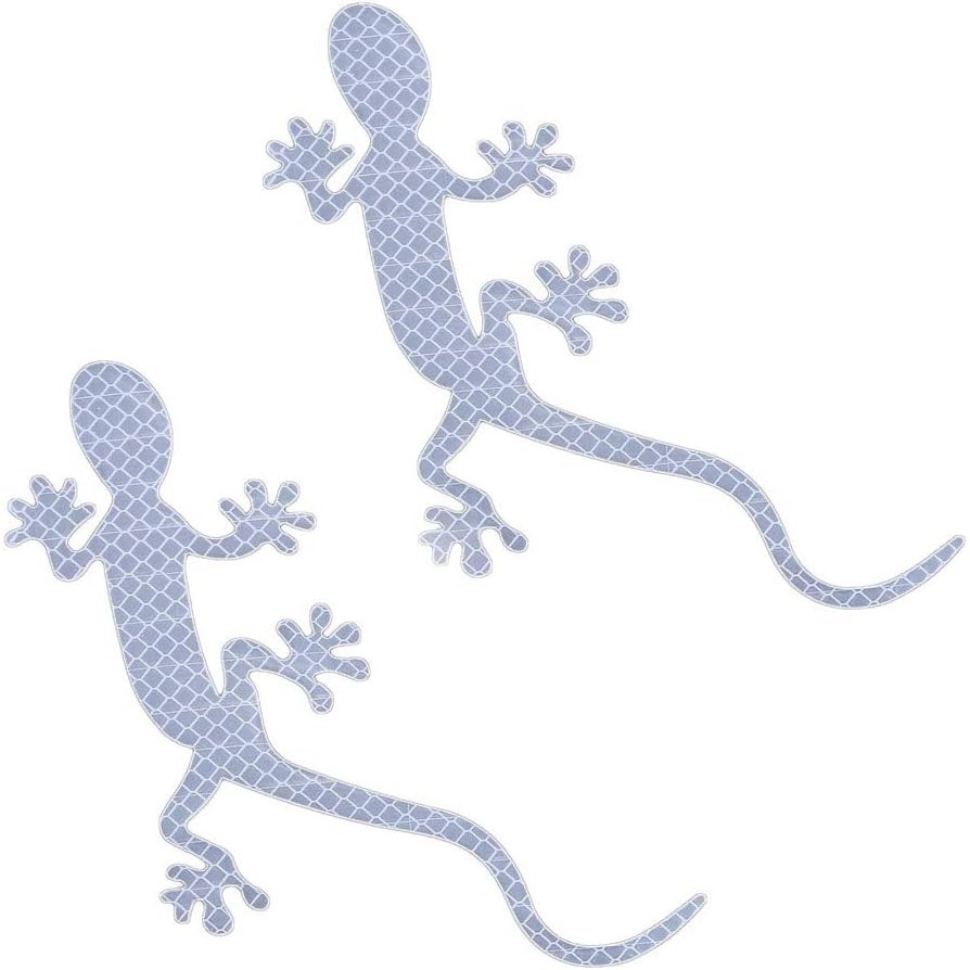 Ezfitป้ายเตือนสะท้อนแสงรถสติกเกอร์จักรยานรถมอเตอร์ไซด์สติ๊กเกอร์รูปลอกตุ๊กแกรถสะท้อนแสงเตือนแถบสติกเ