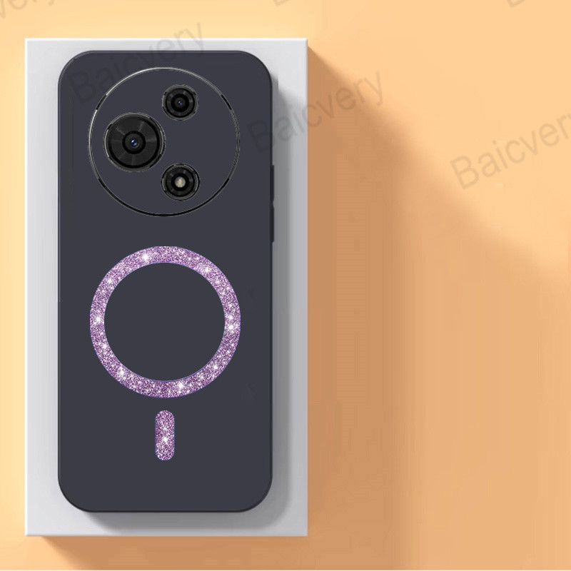 ปลอกนุ่มปกหลังสําหรับ TCL 60 NxtPaper 4G/ 60SE NxtPape 5G/ 60XE NxtPaper 5G พร้อมสติกเกอร์แม่เหล็กไร