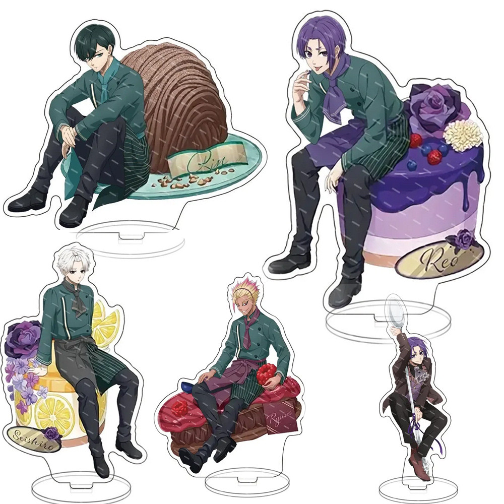 15 ซม.อะนิเมะ Blue L-ockss คุกขาตั้งอะคริลิคเซ็กซี่ Boy Ryusei Shidou รูปชุดนอน Sishiro Nagi โต๊ะเครื่องประดับ Rin
