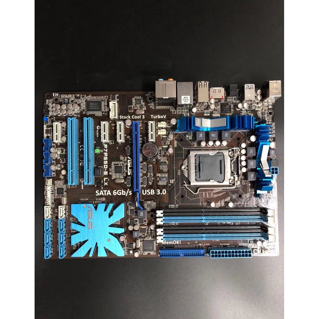 Asus P55 เมนบอร์ด P7P55D/LX/LE/PRO/-E DELUXE M3G/M3F Player Country 1156 Pins