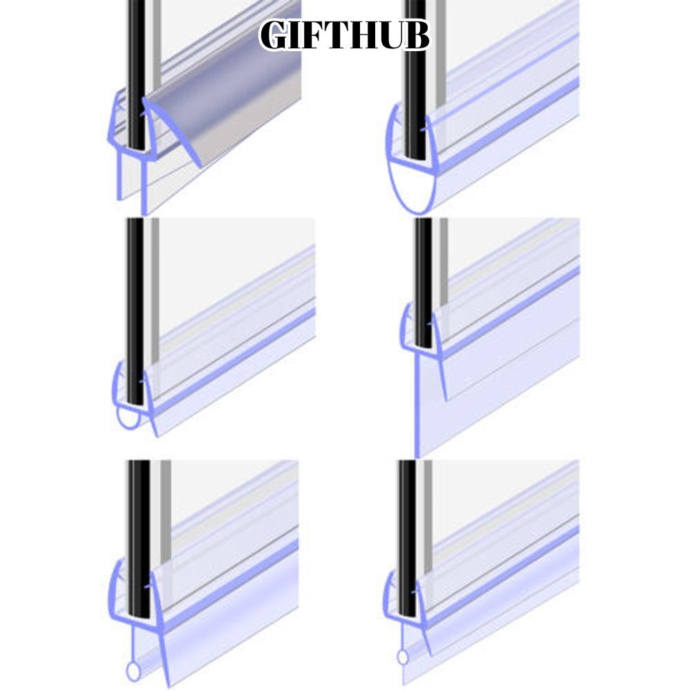 LULLABY 1M 6-12 มม.FU h Shape Seal Strip ห้องน้ําอุปกรณ์เสริม Home & Living Bath Screen Window Seal