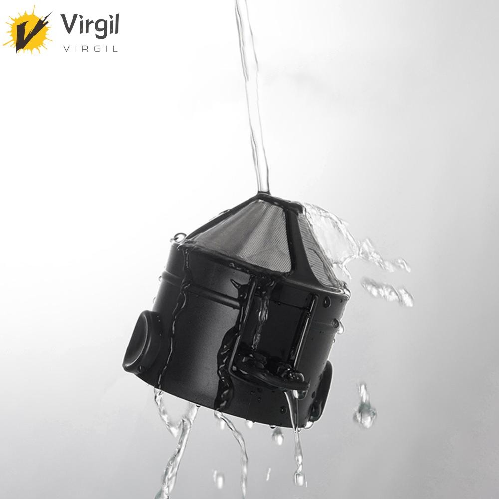 [Virgil.th] 5PCS Pour Over Coffee Dripper ทําความสะอาดง่ายสแตนเลส Pour Over เครื่องชงกาแฟนํากลับมาใช