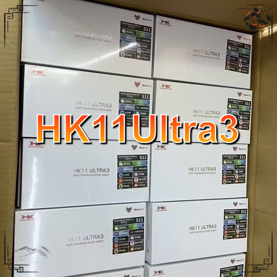 สไตล์ใหม่ HK11Ultra3 สมาร์ทวอท์ชสไตล์ใหม่ S10 WeChat Reply Multi-Function สร้อยข้อมือกีฬา hk10