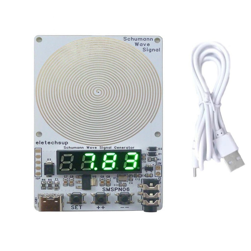 Mini 7.83Hz Schumann Resonances 0.01Hz~9999Hz Sine Wave เครื่องกําเนิดสัญญาณสําหรับซิงโครไนซ์คลื่นสม