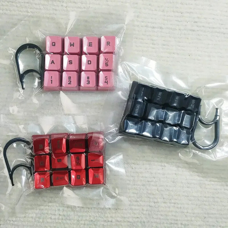 12 คีย์คีย์บอร์ดเว้านูน keycaps สําหรับ Logitech G413 G910 G810 G310 G613 K840 แกน Omron
