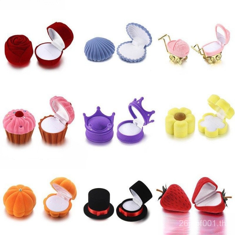 กล่องพลิกต่างหูกล่องแหวนกล่องบรรจุภัณฑ์กล่องต่างหูกล่องของขวัญน่ารักกล่องเครื่องประดับเครื่องประดับส