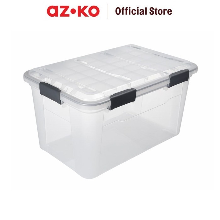 AZKO Ezy 58.8X38.2X31.8 Cm กล่องเก็บของกันน้ํา Drylock