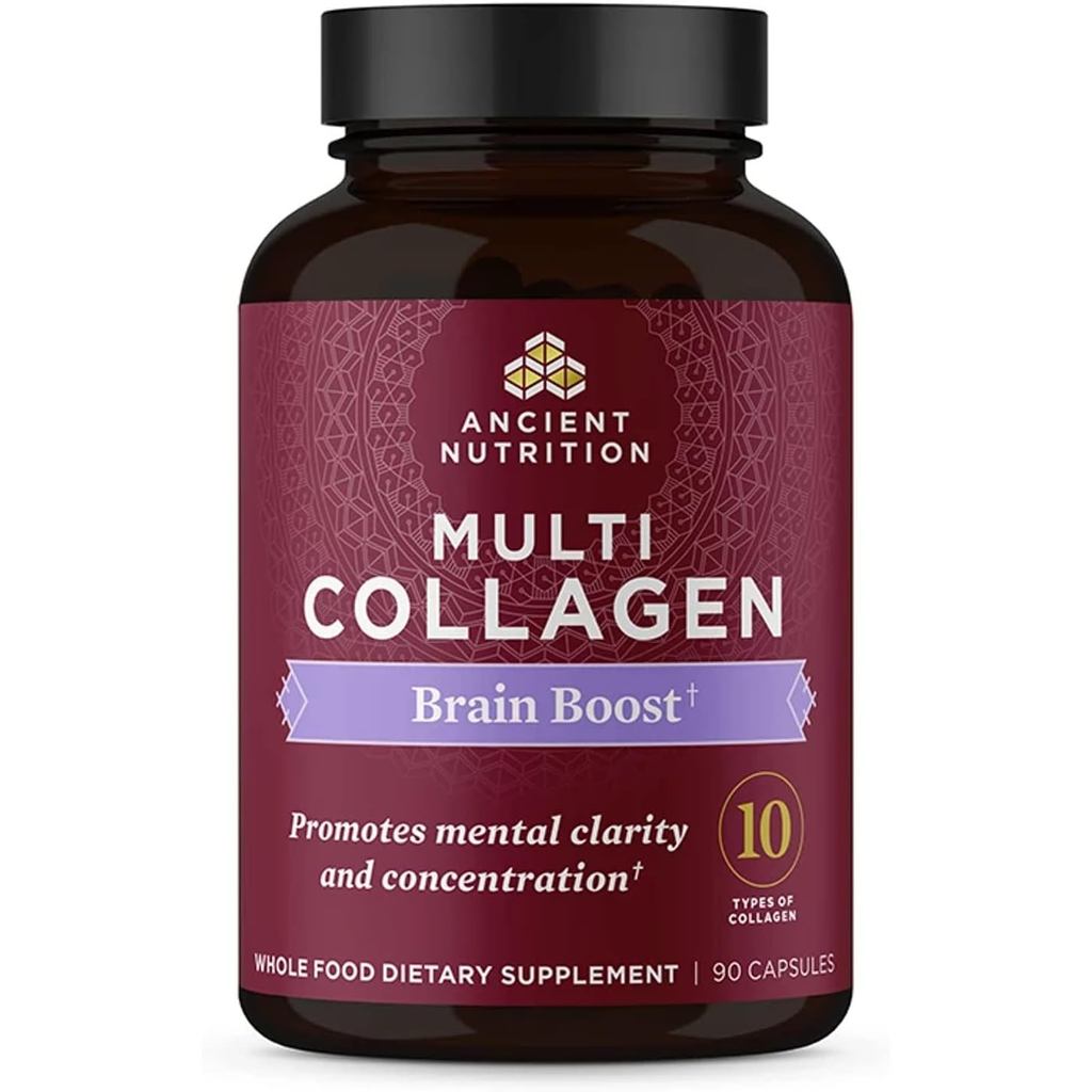 โภชนาการโบราณ Collagen Brain Vitality Capsules แคปซูลคอลลาเจนสําหรับลดความสบายของข้อ ส่งเสริมสุขภาพแ
