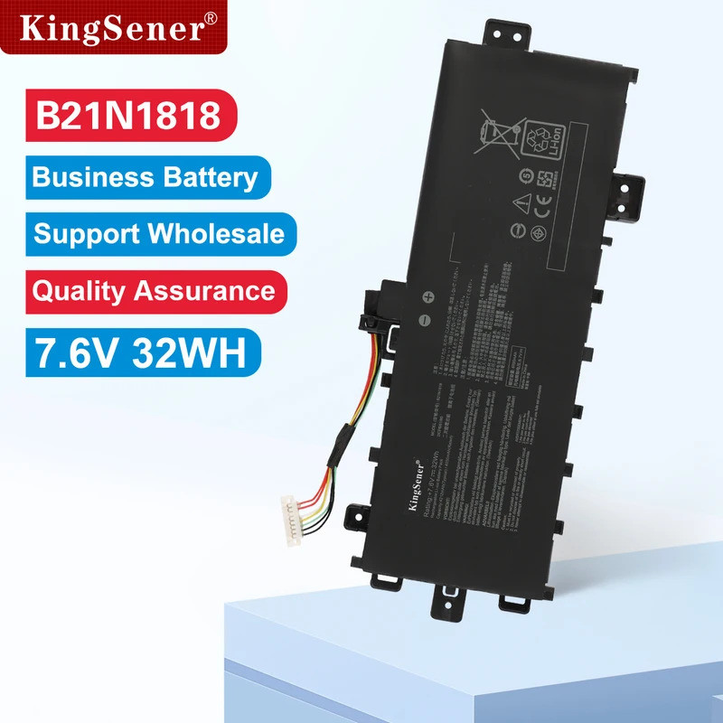 KingSener 7.6V 32WH B21N1818 แบตเตอรี่แล็ปท็อปสําหรับ ASUS VivoBook 17 X712 X712FA X712FB B21N1818-2