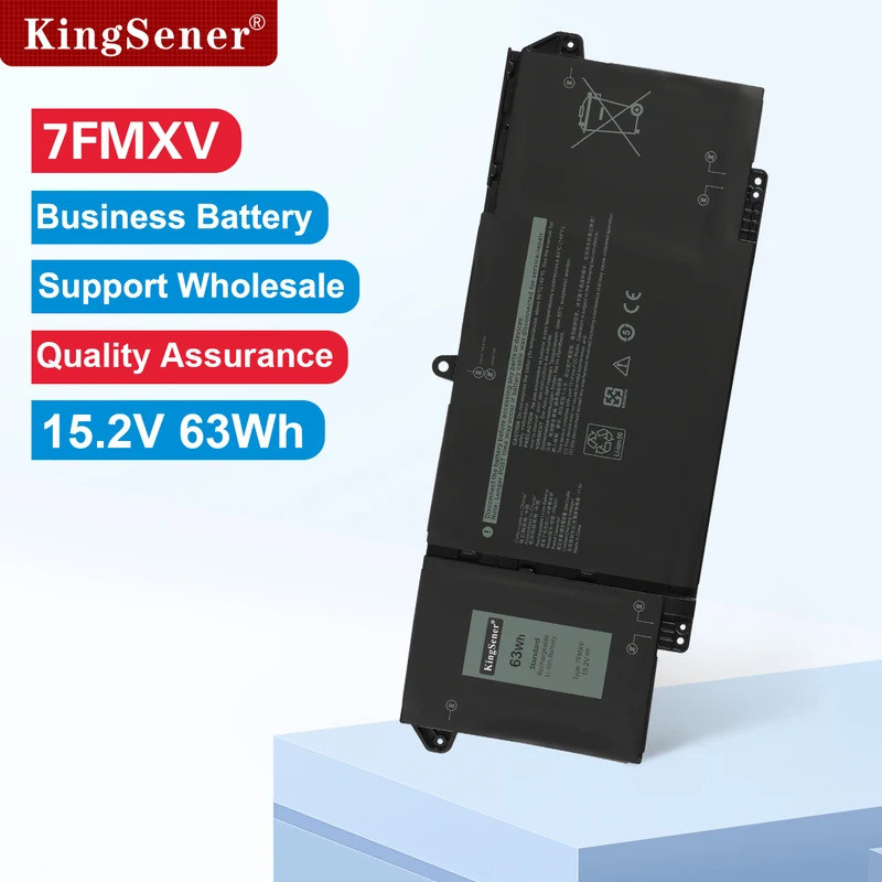 KingSener 9JM71 7FMXV แบตเตอรี่แล็ปท็อปสําหรับ DELL Latitude 5320 7320 7420 7520 Series HDGJ8 MHR4G 