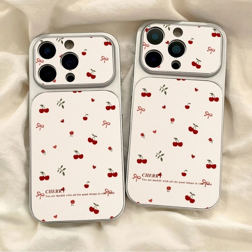 การ์ตูนเชอร์รี่ลิ้นจี่รูปแบบเคสโทรศัพท์สําหรับVivo X70 X90 X80 S60 S50 S30 Pro Mini V15 Y21 Y21e Y21