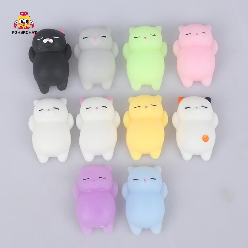 FG Anti-stress Squeeze ของเล่น Mini Soft สัตว์แมว Kawaii ยาง Squishes Antistress HS